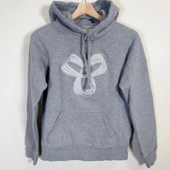 Aritzia Tna Baltic  Embroidered Grey Hoodie - Picture 3 of 15